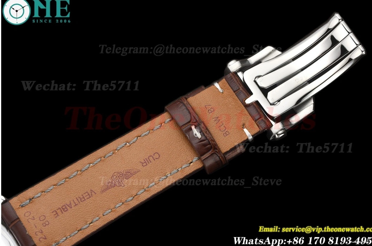 Brown Chronograph Mod B01 Premier SS LE A7750 V2 42mm Reddish Dial BLSF 0330